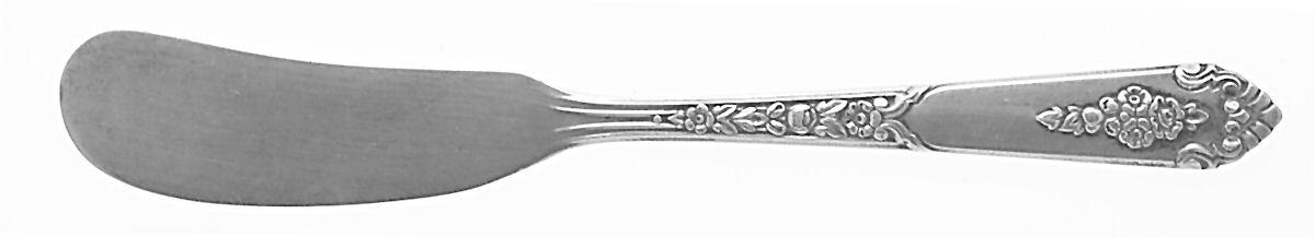 Promise (Sterling, 1948) Flat Handle Butter Spreader by Royal Crest-1