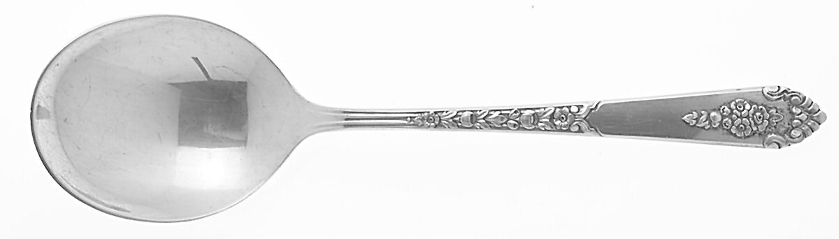 Promise (Sterling, 1948) Round Bowl Soup Spoon (Cream Soup) by Royal Crest-1