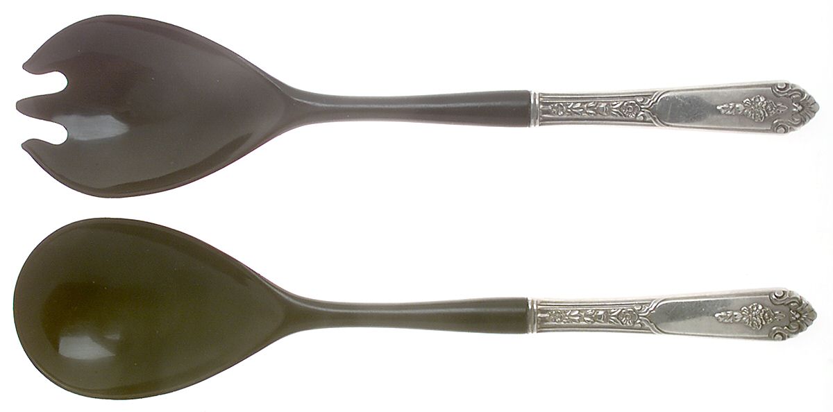 Promise (Sterling, 1948) Plastic Bowl 2-Piece Salad Set by Royal Crest-1