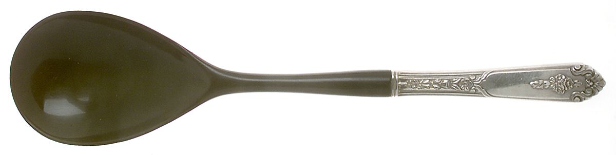 Promise (Sterling, 1948) Salad Serving Spoon with Plastic Bowl by Royal Crest-1