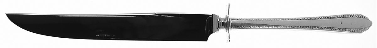 Wild Flower (Sterling, 1942) Small Steak Carving Knife with Stainless Blade by Royal Crest-1
