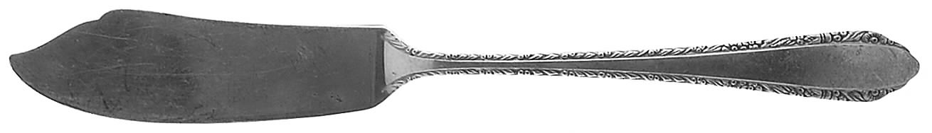 Wild Flower (Sterling, 1942) Flat Handle Master Butter Knife by Royal Crest-1