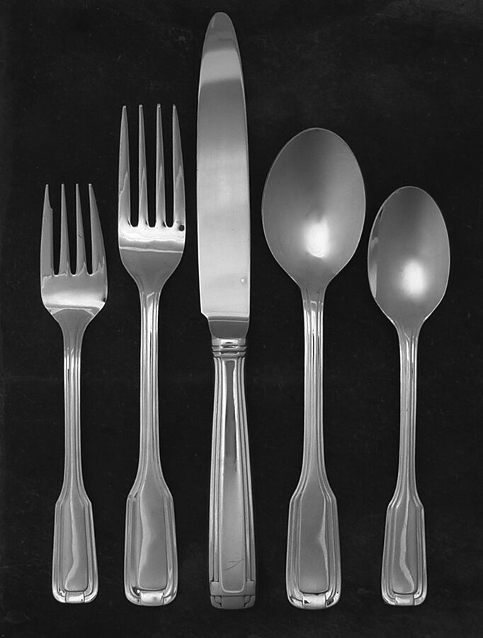 Deco (Silverplate) 5 Piece Place Setting by Retroneu-1