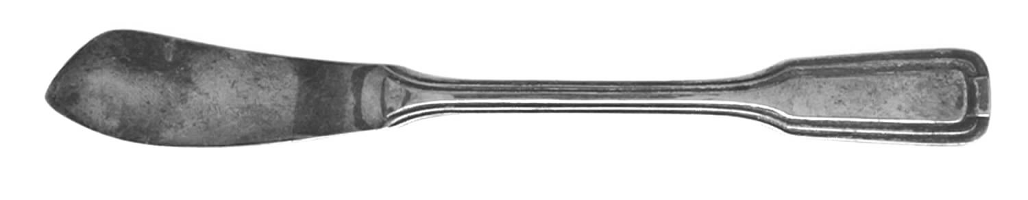 Deco (Silverplate) Flat Handle Butter Spreader by Retroneu-1