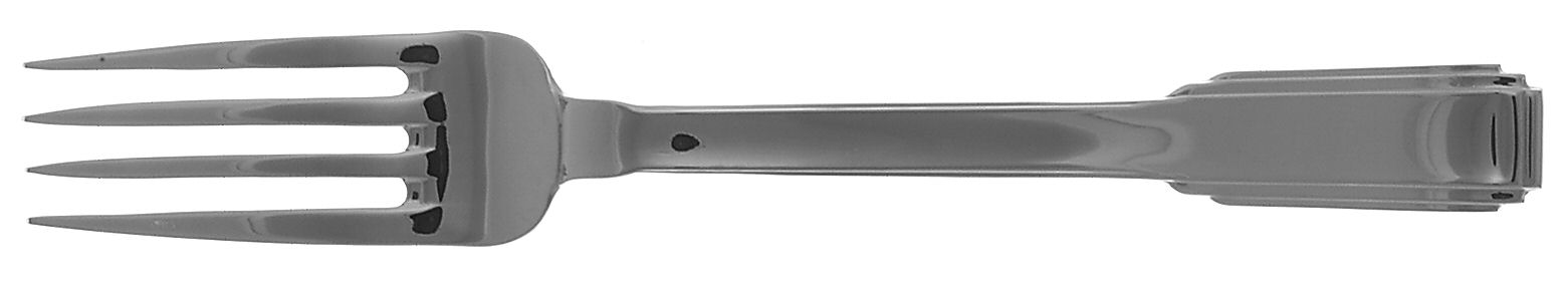 Art Deco (Stainless) Solid Serving Fork by Ricci (Argentieri)-1