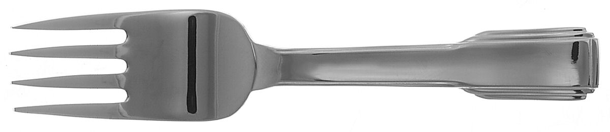 Art Deco (Stainless) Baby Fork by Ricci (Argentieri)-1
