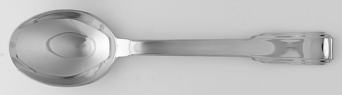 Art Deco (Stainless) Solid Salad Serving Spoon by Ricci (Argentieri)-1