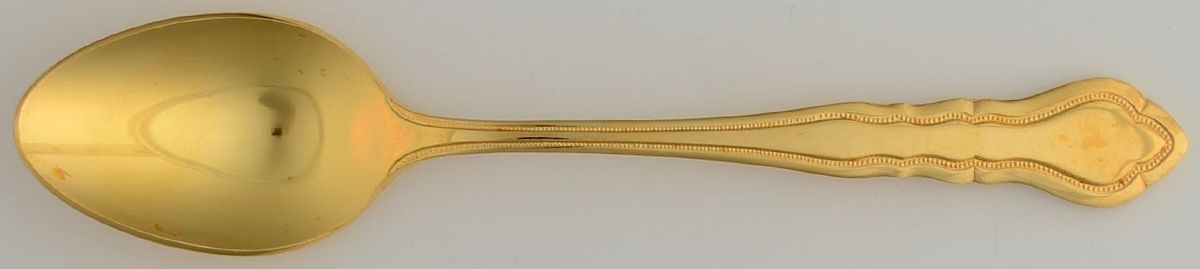 Golden Carriage (Gold Electroplate) Teaspoon by Reed & Barton-1