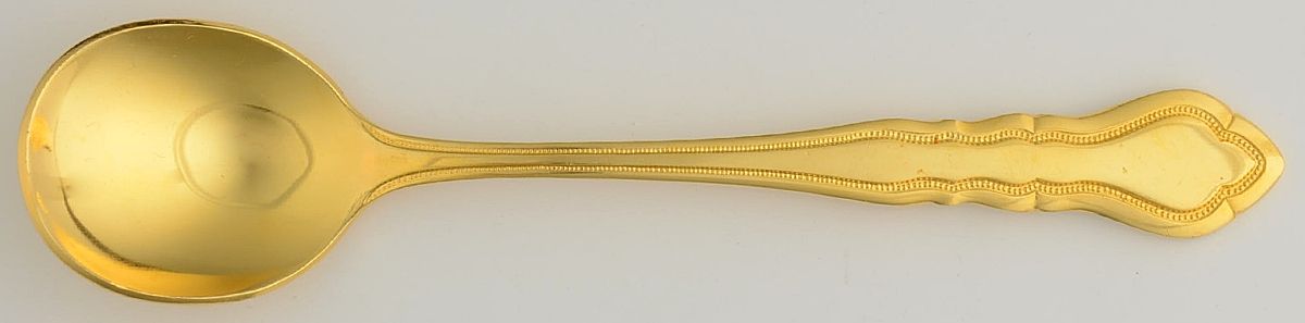 Golden Carriage (Gold Electroplate) Sugar Spoon by Reed & Barton-1
