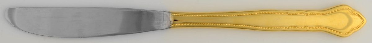Golden Carriage (Gold Electroplate) Modern Hollow Knife by Reed & Barton-1