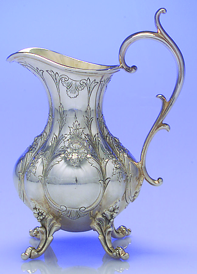 The Winthrop (Chased, Silverplate) Creamer by Reed & Barton-1