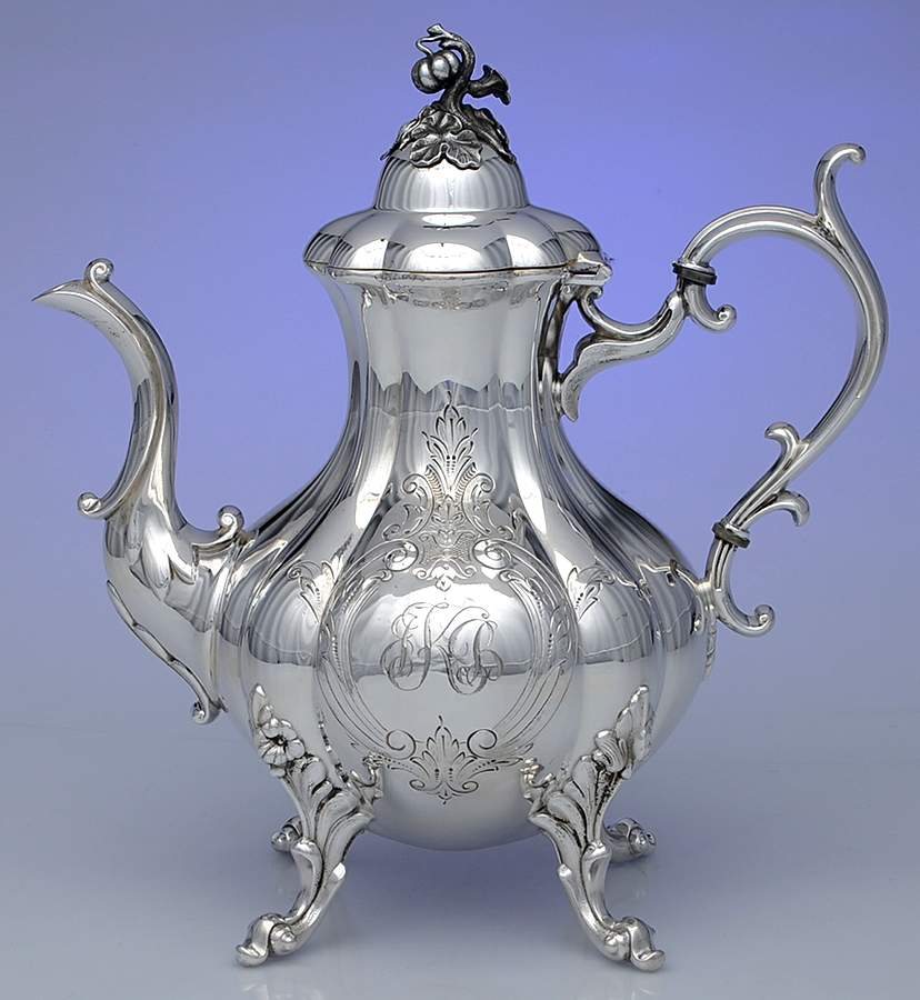 The Winthrop (Silverplate, Hollowware) Silverplate Teapot by Reed & Barton-1