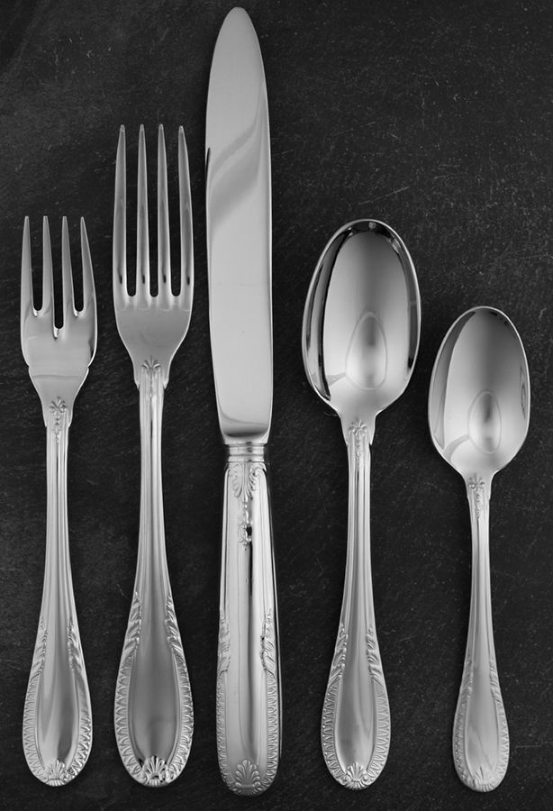 Impero (Stainless) 5 Piece Place Setting by Ricci (Argentieri)-1