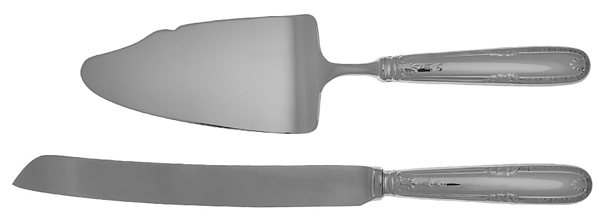 Impero (Stainless) 2 Piece Cake Serving Set (CAKSL & CAKST) by Ricci (Argentieri)-1