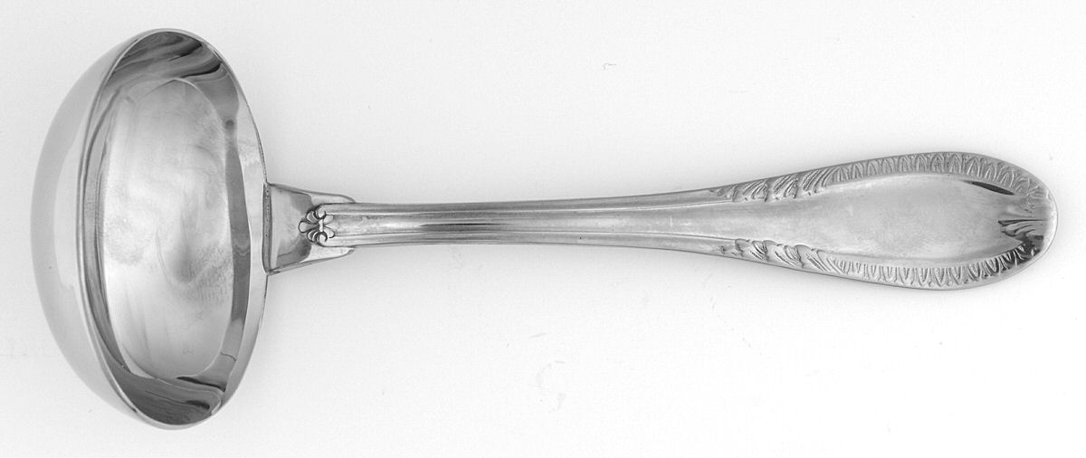 Impero (Stainless) Solid Gravy Ladle by Ricci (Argentieri)-1
