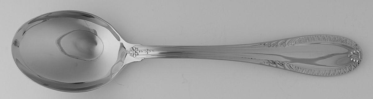 Impero (Stainless) Solid Salad Serving Spoon by Ricci (Argentieri)-1