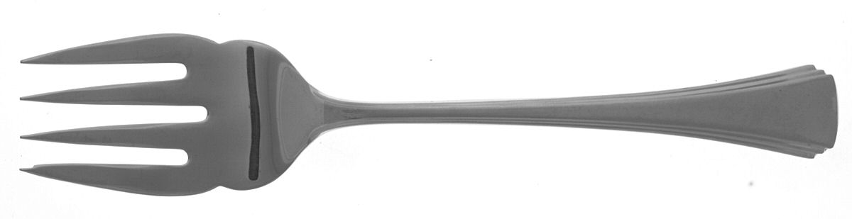 Miro-Matte (Stainless) Medium Solid Cold Meat Serving Fork by Reed & Barton-1