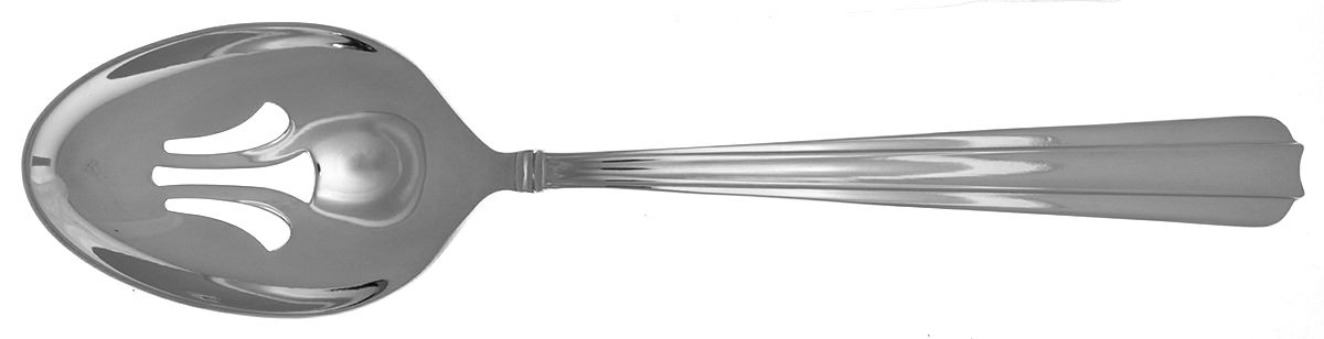 Bellevue (Stainless) Pierced Tablespoon (Serving Spoon) by Reed & Barton-1