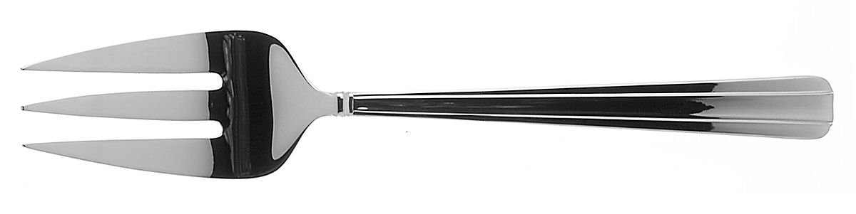 Bellevue (Stainless) Large Solid Cold Meat Serving Fork by Reed & Barton-1