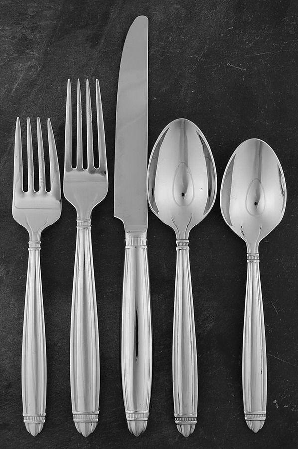 Copley (Stainless) 5 Piece Place Setting by Reed & Barton-1