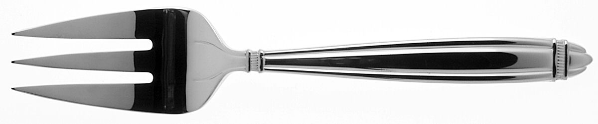 Copley (Stainless) Large Solid Cold Meat Serving Fork by Reed & Barton-1