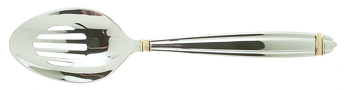 Golden Copley Pierced Tablespoon (Serving Spoon) by Reed & Barton-1