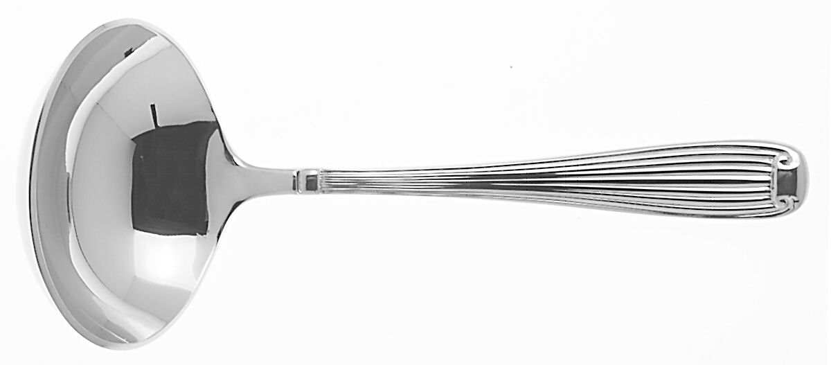 Fluted Scroll Solid Gravy Ladle by Reed & Barton-1