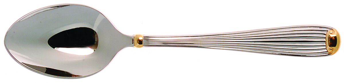 Golden Fluted Scroll (Stainless) Place/Oval Soup Spoon by Reed & Barton-1