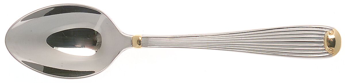 Golden Fluted Scroll (Stainless) Teaspoon by Reed & Barton-1