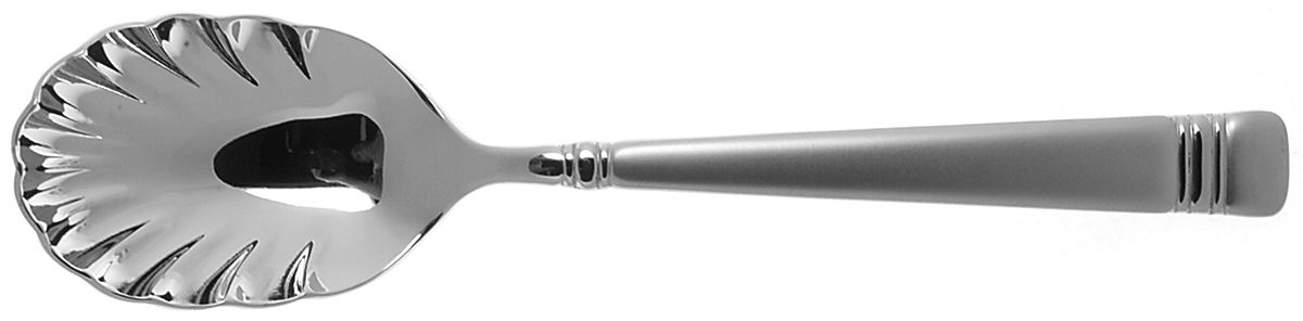 Longwood Matte (Stainless) Sugar Shell Spoon by Reed & Barton-1