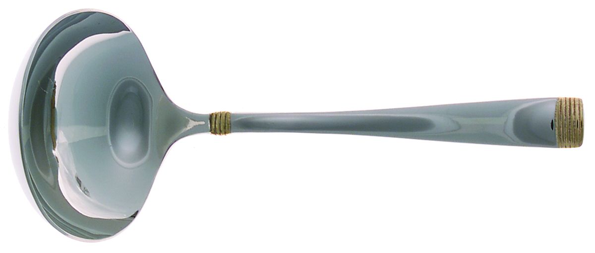 Golden Woodbridge Solid Gravy Ladle by Reed & Barton-1