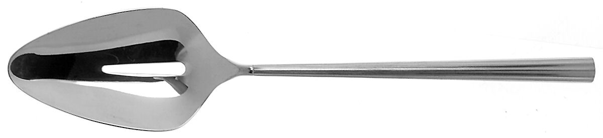 Linear (Stainless) Pierced Tablespoon (Serving Spoon) by Reed & Barton-1