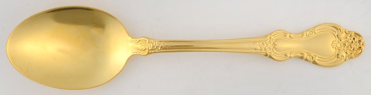 Gold Colonial French Place/Oval Soup Spoon by Reed & Barton-1