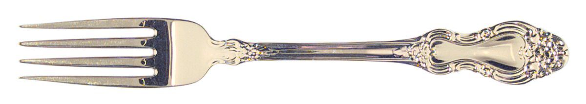 Gold Colonial French Fork by Reed & Barton-1