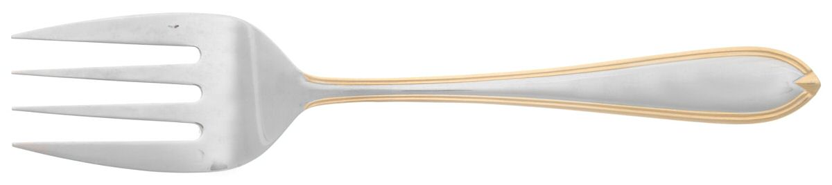 RGL10 Medium Solid Cold Meat Serving Fork by Royal Gallery-1