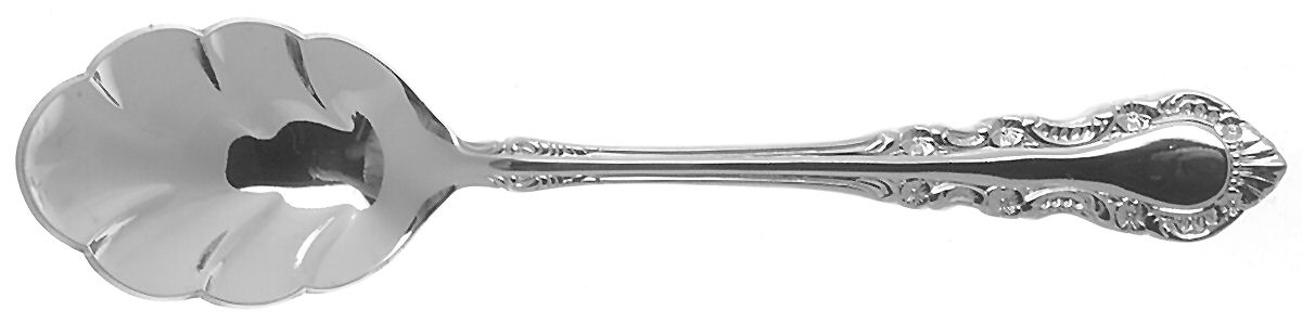 Floral Tiara Sugar Shell Spoon by Reed & Barton-1