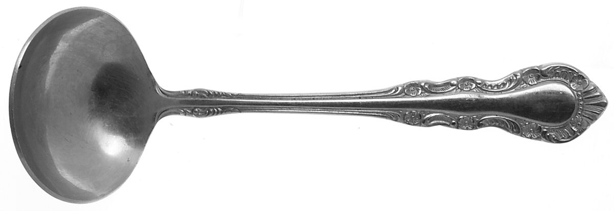 Floral Tiara Solid Gravy Ladle by Reed & Barton-1