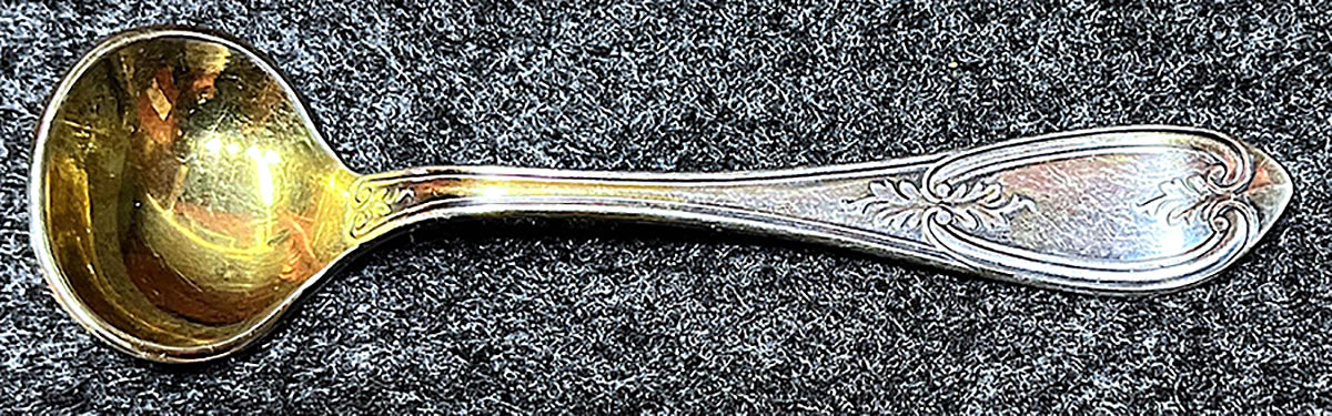 Olive (Silverplate, 1900) Master Salt Spoon by Reed & Barton-1