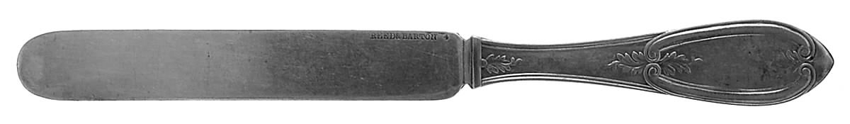 Olive (Silverplate, 1900) Dessert Knife Solid Piece by Reed & Barton-1