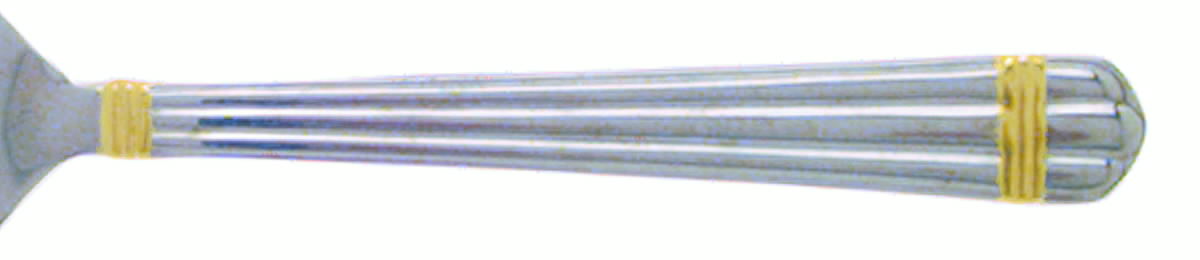 Gold Louvre (Stainless, Gold Acct) Individual Salad Fork by Retroneu-1