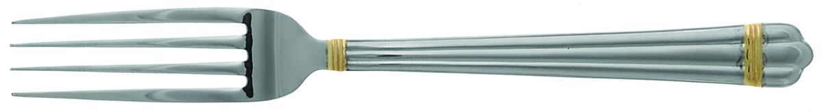 Gold Louvre (Stainless, Gold Acct) Fork by Retroneu-1