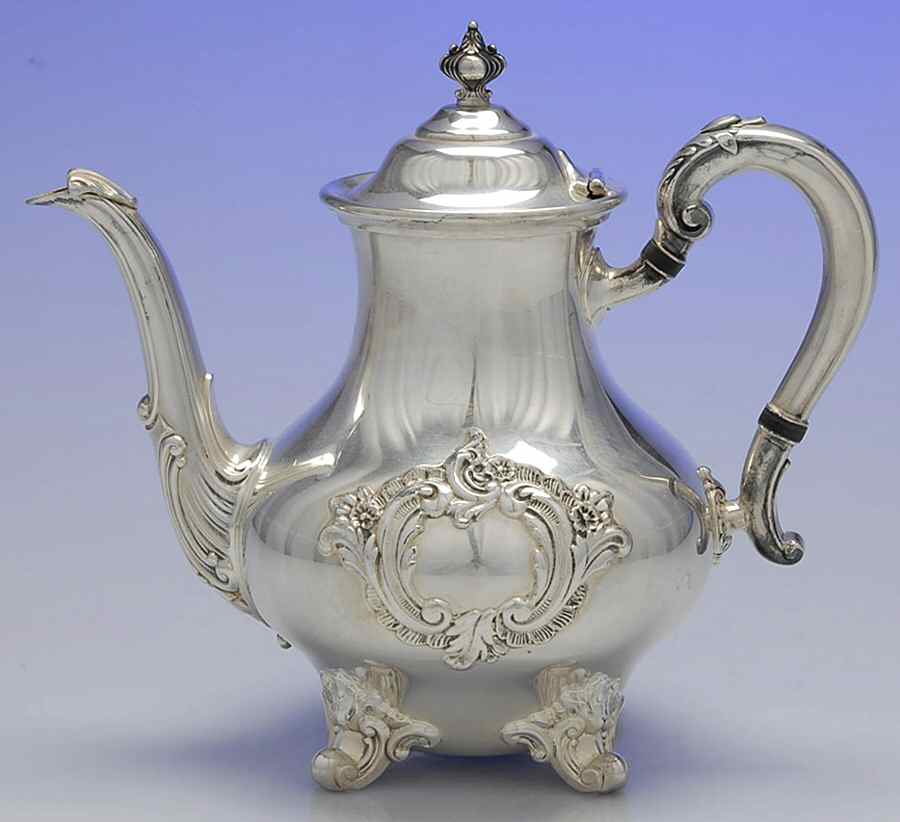 Regent Shield (Silverplate, Hollowware) Silverplate Coffee Pot by Reed & Barton-1