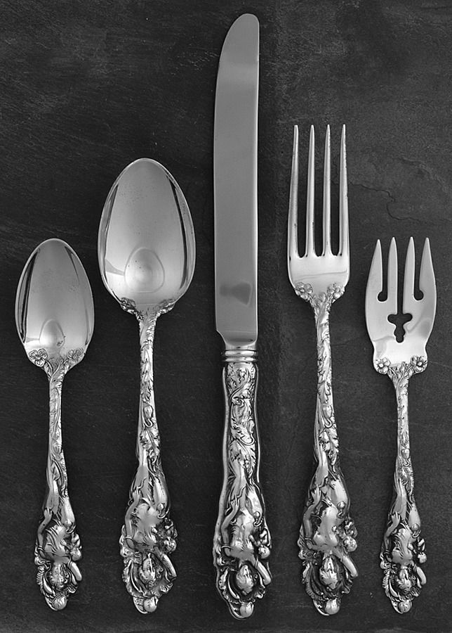 Love Disarmed (Sterling, Newer) 5 Piece Dinner Size Setting by Reed & Barton-1