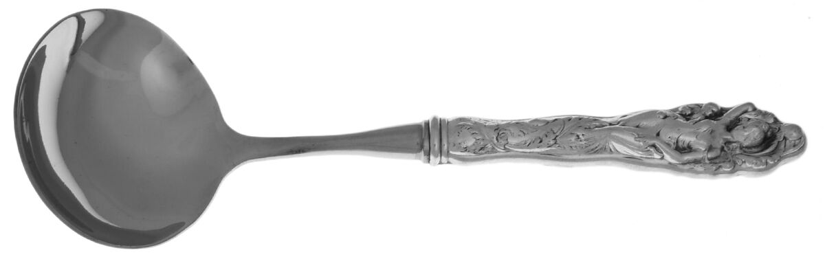 Love Disarmed (Sterling, Newer) Gravy Ladle with No Spout Stainless Bowl HC by Reed & Barton-1