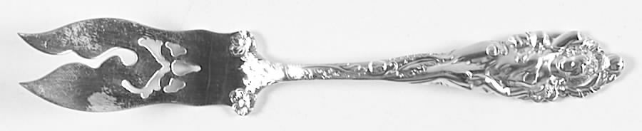 Love Disarmed (Sterling, Newer) Cheese Fork by Reed & Barton-1
