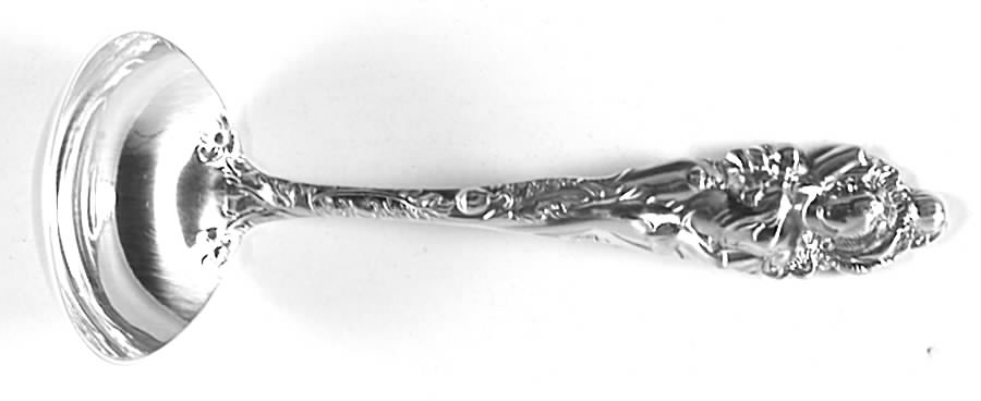 Love Disarmed (Sterling, Newer) Solid Piece Cream Ladle by Reed & Barton-1