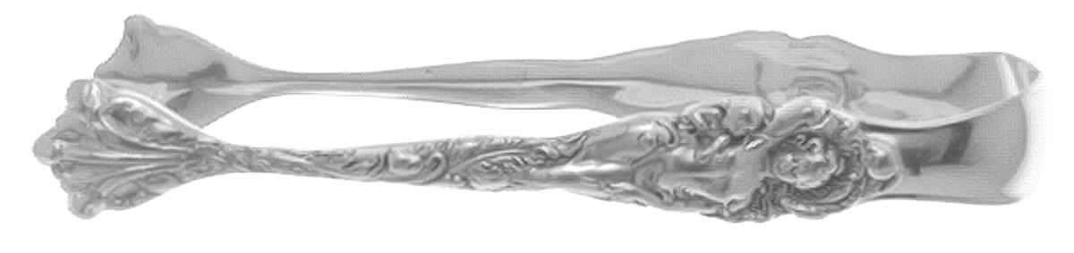 Love Disarmed (Sterling, Newer) Sugar Tongs by Reed & Barton-1