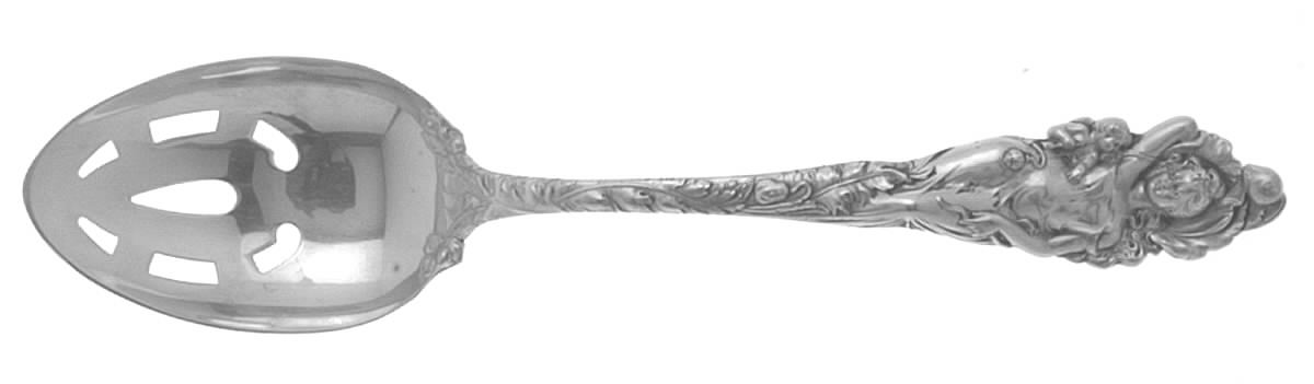 Love Disarmed (Sterling, Newer) Pierced Tablespoon (Serving Spoon) by Reed & Barton-1