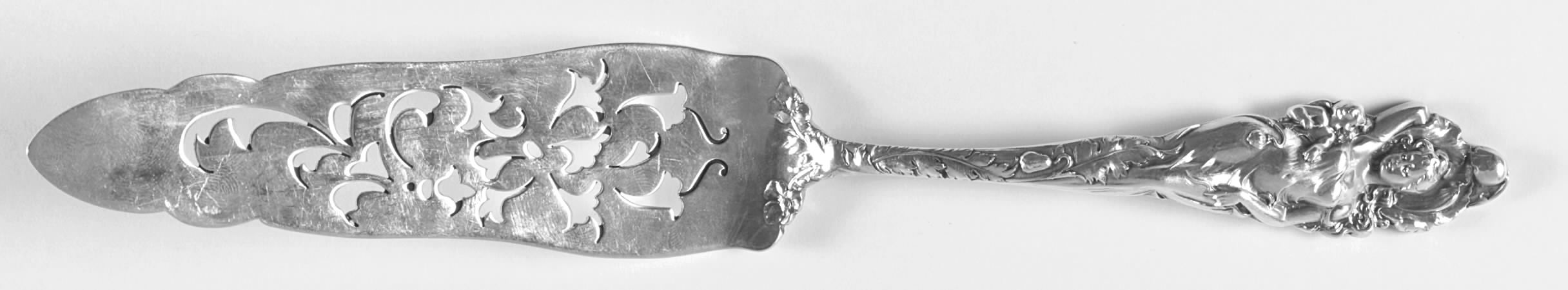 Love Disarmed (Sterling, Newer) Jelly/Cake Server by Reed & Barton-1