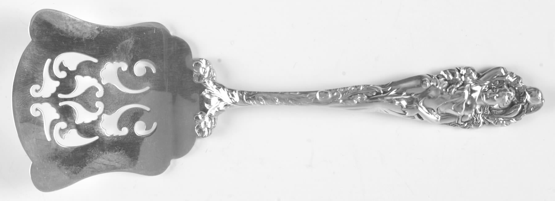 Love Disarmed (Sterling, Newer) Solid Flat Sardine Server by Reed & Barton-1